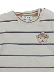 Vorschaubild 3 von Langarmshirt Gr. 62 Baby Bär Applikation Streifen Beige