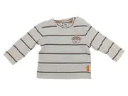 Vorschaubild 1 von Langarmshirt Gr. 62 Baby Bär Applikation Streifen Beige