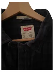 Vorschaubild 2 von Herren Freizeithemd Kariert Blau Gr. 48/M Baumwolle Casual