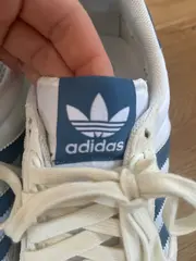 Vorschaubild 2 von Sneaker Herren Gr. 47,5 Weiß Blau Retro Low Top Turnschuhe