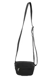 Vorschaubild 2 von Damen Umhängetasche Schwarz Leder Elegant Klassisch 16x12cm