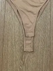 Vorschaubild 4 von Damen Body ärmellos Beige Gr. S Basic Stretch Bodysuit