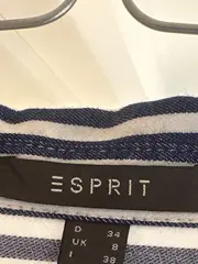 Vorschaubild 6 von Damen Hemdbluse Langarm gestreift Gr. 34/XS Casual Viskose