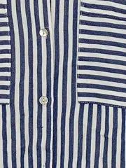 Vorschaubild 3 von Damen Hemdbluse Langarm gestreift Gr. 34/XS Casual Viskose