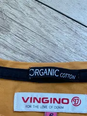 Vorschaubild 5 von T-Shirt Kinder Gr. 116 Gelb Kurzarm Casual Baumwolle