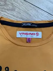 Vorschaubild 4 von T-Shirt Kinder Gr. 116 Gelb Kurzarm Casual Baumwolle