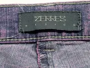 Vorschaubild 3 von Damen Jeans Straight Leg Gr. 38 Lila Casual