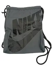 Vorschaubild 1 von Turnbeutel Gymsack Sportbeutel Grau Schwarz Logo Print Polyester