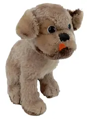 Vorschaubild 1 von Kuscheltier Hund Braun 18 cm Plüschtier Stofftier Klassisch