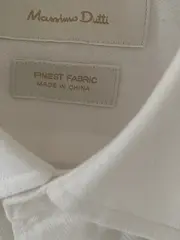 Vorschaubild 4 von Herren Business Hemd Weiß Gr. 50/L Langarm 100% Baumwolle