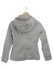 Vorschaubild 2 von Damen Sweatjacke Gr. 34/XS Grau Casual Streetwear Kapuze Reißverschluss