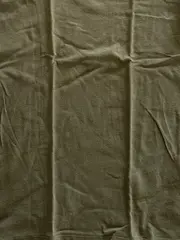 Vorschaubild 5 von Damen T-Shirt Kurzarm Oliv Uni Logo Print Gr. 36/S Baumwolle