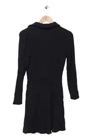 Vorschaubild 2 von Damen Blusenkleid Hemdblusenkleid Gr. 34/XS Schwarz Elegant