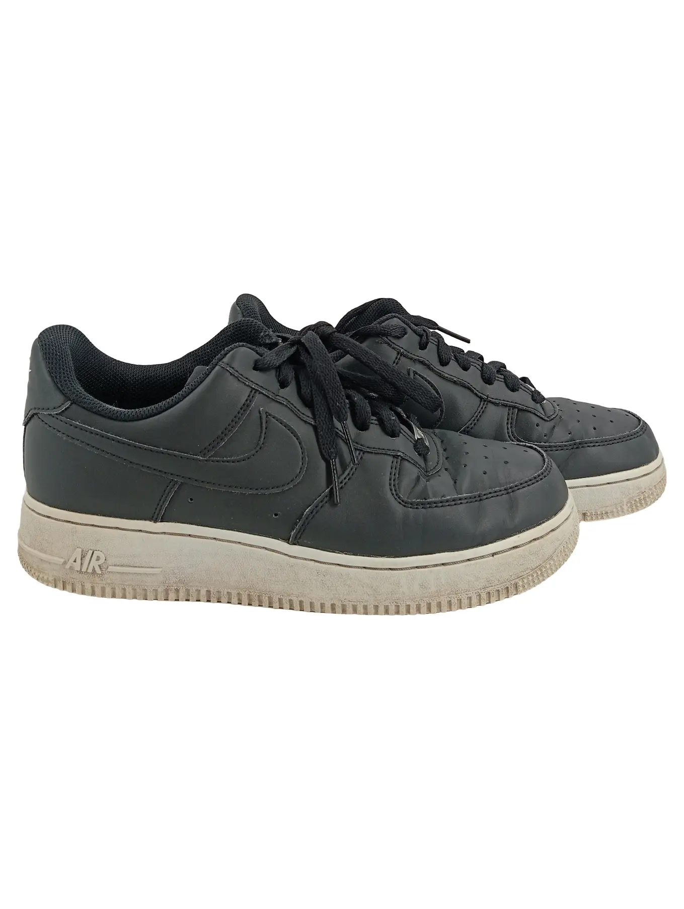 NIKE Air Force Herren Sneaker Low Gr. 40 Schwarz Streetwear