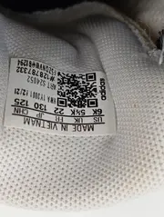 Vorschaubild 4 von Sneaker low Kinder Gr. 22 Weiß Klettverschluss Sportschuhe