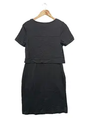 Vorschaubild 2 von Freizeitkleid Damen 34/XS Grau Casual Minimalistisch Baumwolle