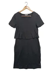 Vorschaubild 1 von Freizeitkleid Damen 34/XS Grau Casual Minimalistisch Baumwolle
