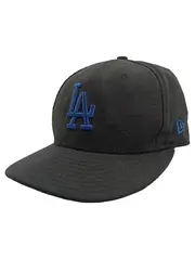 Vorschaubild 1 von LA Dodgers Cap 59FIFTY Schwarz Blau Wolle Gr. 56 Herren