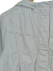 Vorschaubild 2 von Leichte Jacke Kapuze Grau Gr. 164 Baumwolle Freizeit Kinder