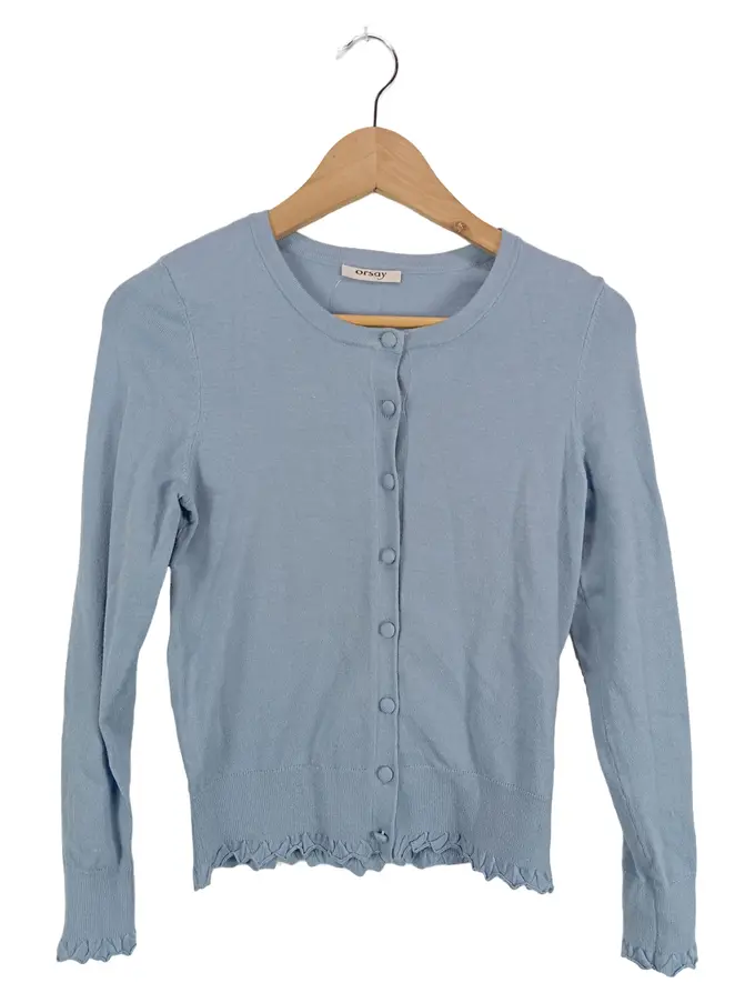 ORSAY Damen Strickjacke 36/S Blau Casual