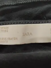 Vorschaubild 7 von Damen T-Shirt Schwarz Basic Gr. 38/M Viskose