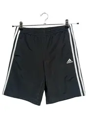 Vorschaubild 1 von Kinder Sport Shorts Gr. S (128) Schwarz Gestreift