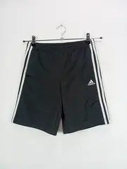 Vorschaubild 2 von Kinder Sport Shorts Gr. S (128) Schwarz Gestreift