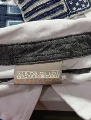 Vorschaubild 3 von Kinder Poloshirt Gr. 140 Weiß Casual Sportlich