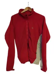 Vorschaubild 1 von Herren Trainingsjacke Rot Gr. S Sportlich Polyester Reißverschluss