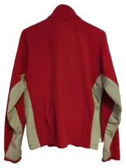 Vorschaubild 2 von Herren Trainingsjacke Rot Gr. S Sportlich Polyester Reißverschluss