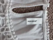 Vorschaubild 3 von Damen Top Weiß Lochmuster Feminin Gr. 44/XXL