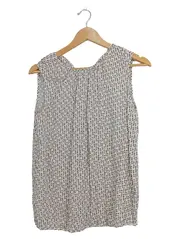 Vorschaubild 1 von Damen Top Ärmellos Muster Gr. 36/S Beige Casual