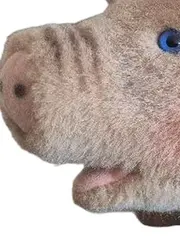 Vorschaubild 2 von Kuscheltier Schwein Stofftier Plüschtier Beige 15 cm