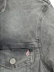 Vorschaubild 3 von BLUE FIRE CO Jeansjacke Damen Gr. 40 Grau Casual Denim Jacke