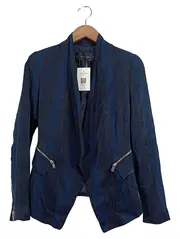 Vorschaubild 1 von Damen Blazer Gestreift Blau Modern Gr. 34/XS