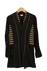 Vorschaubild 1 von Leichte Jacke Damen 38/M Schwarz Gestreift Klassisch Elegant