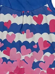 Vorschaubild 5 von Kinder Sommerkleid Mädchen Gr. 80 Herz Muster Baumwolle