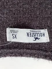 Vorschaubild 3 von Damen Strickjacke Cardigan Grau XS/34 Cropped Bindeband