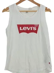 Vorschaubild 4 von Damen Tank Top Shirt Gr. 36/S Weiß Casual Baumwolle