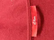 Vorschaubild 3 von Damen Strickjacke Rot Gr. 36/S Klassisch Elegant Viskose Baumwolle