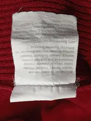 Vorschaubild 5 von Damen Strickjacke Rot Gr. 36/S Klassisch Elegant Viskose Baumwolle