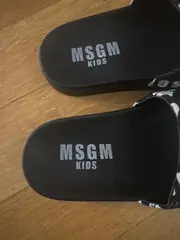 Vorschaubild 2 von Kids Badeschuhe Slides Schwarz Logo-Print Gr. 28 Kinder Sandalen