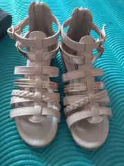 Vorschaubild 1 von Damen Stiefel Gr. 36 Schwarz Winterstiefel Fellbesatz Schnalle Casual