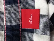 Vorschaubild 3 von Kinder Hemdbluse Gr. 152 Blau Kariert Langarm Baumwolle Klassisch