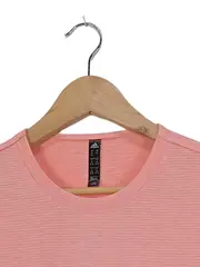 Vorschaubild 4 von Damen Sport Shirt Pink Gr. 36/S Kurzarm Lochmuster Logo Print
