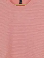 Vorschaubild 5 von Damen Sport Shirt Pink Gr. 36/S Kurzarm Lochmuster Logo Print