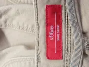 Vorschaubild 3 von Damen Stoffhose Beige Gr. 40 L Casual Modern Stretch