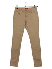 Vorschaubild 1 von Damen Stoffhose Beige Gr. 40 L Casual Modern Stretch