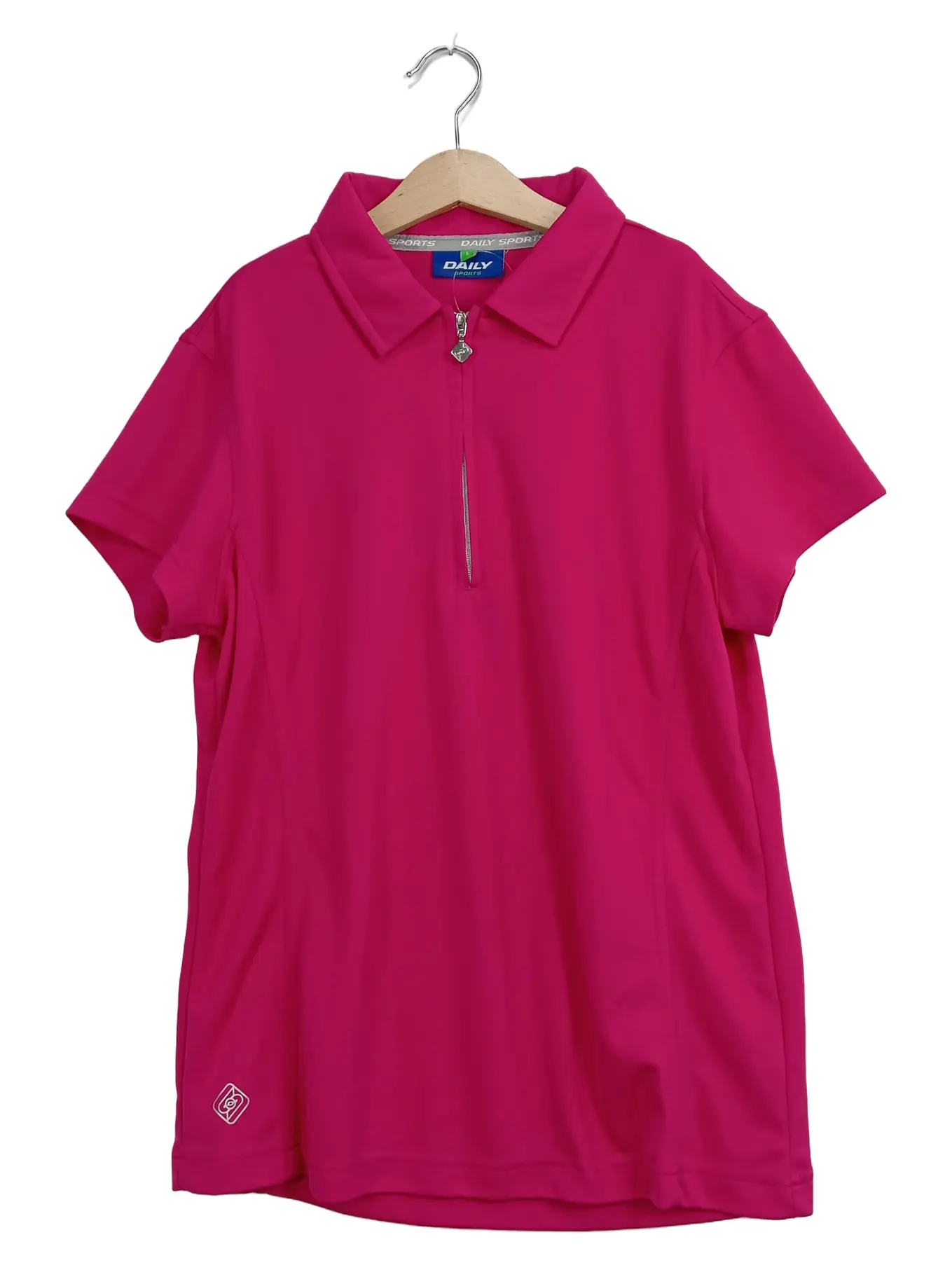 DAILY SPORTS Damen Poloshirt Gr. 40 Pink Sportlich