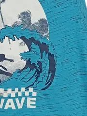 Vorschaubild 6 von Kinder T-Shirt Surfer Motiv Blau Gr. 134/140 Sportlich